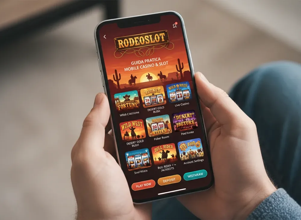 Rodeoslot app guida pratica per uso su dispositivo mobile